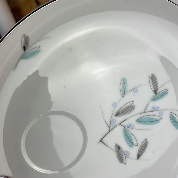 Vintage MCM China Appetizer Plate Set - Picture 12 of 13